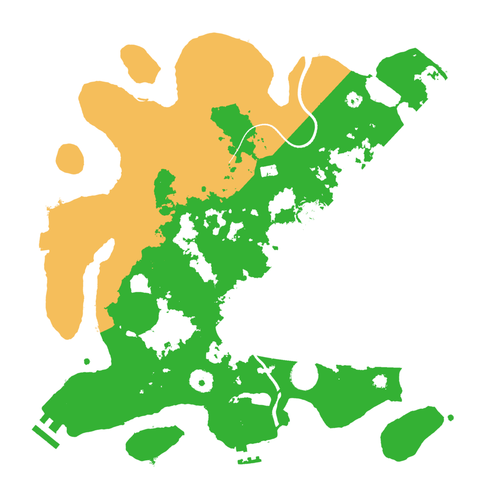Biome Rust Map: Procedural Map, Size: 3250, Seed: 745367899
