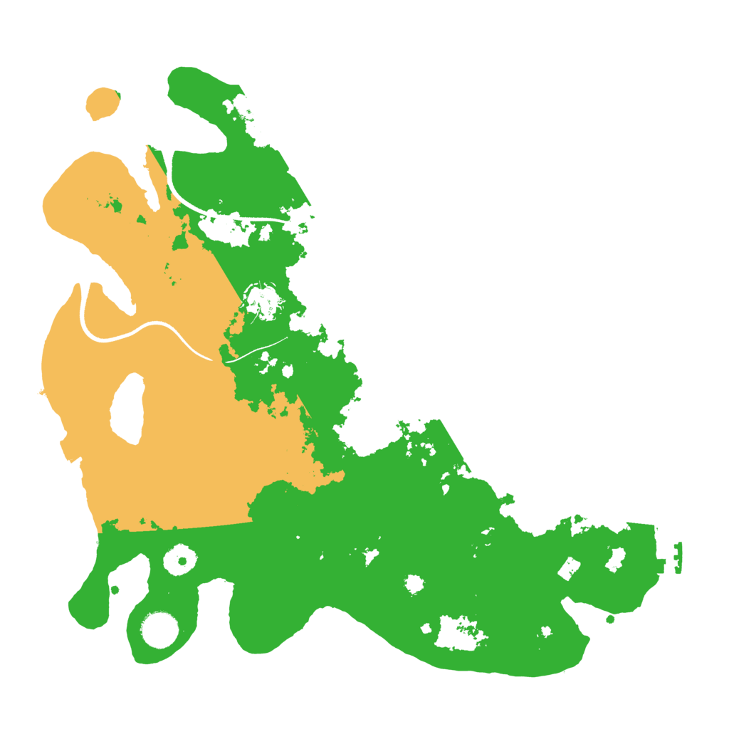 Biome Rust Map: Procedural Map, Size: 3500, Seed: 844964588
