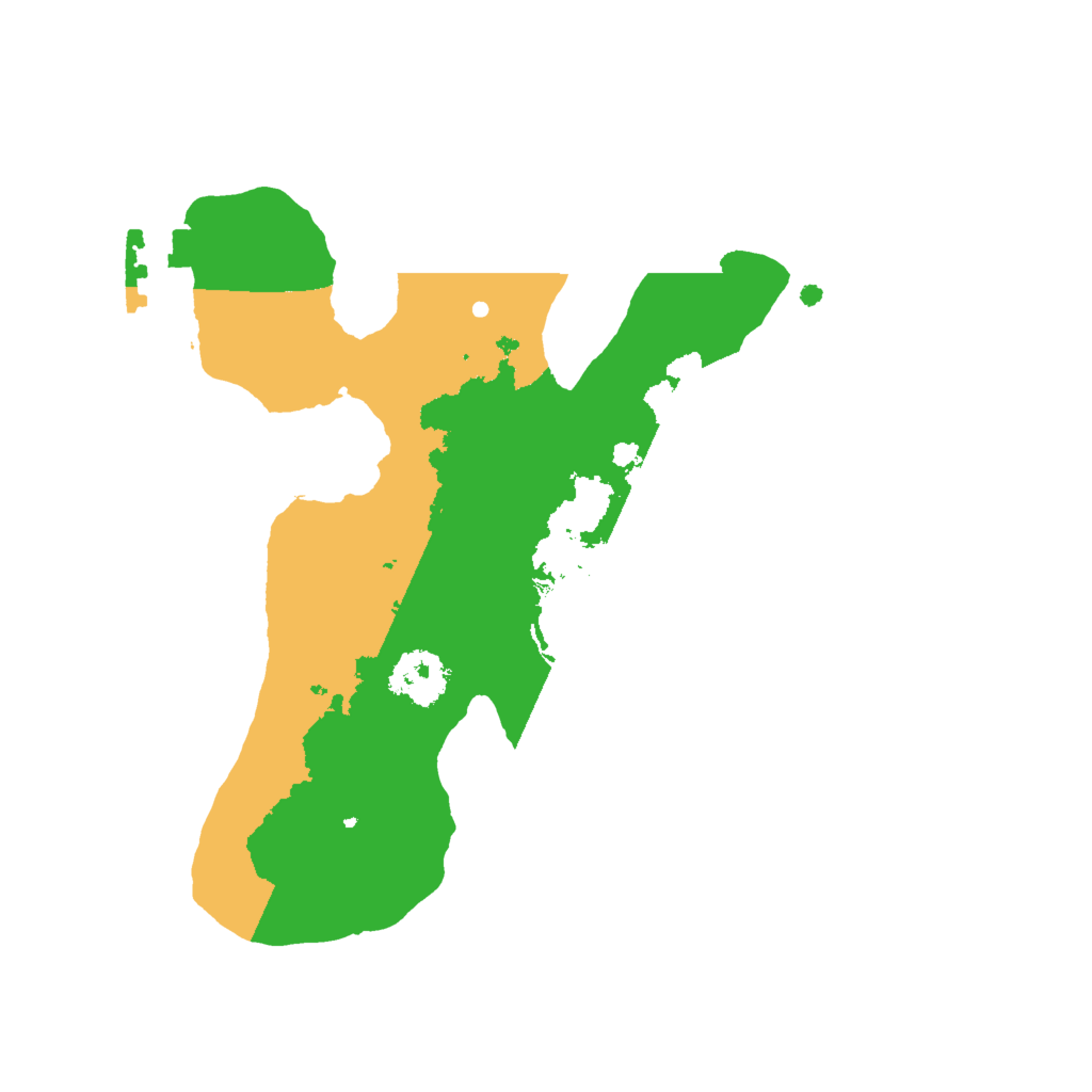 Biome Rust Map: Procedural Map, Size: 2000, Seed: 368330879