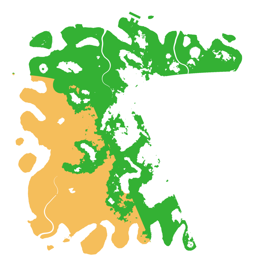 Biome Rust Map: Procedural Map, Size: 4500, Seed: 738524569