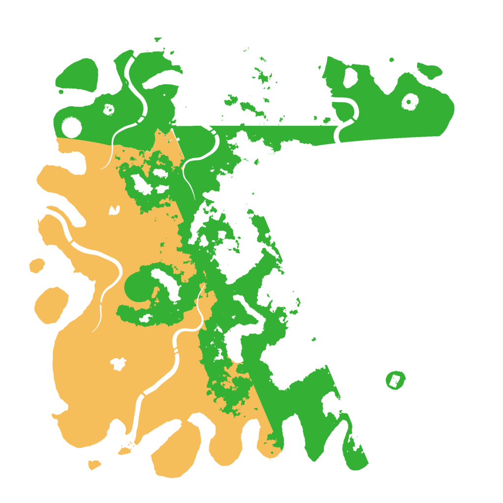 Biome Rust Map: Procedural Map, Size: 4500, Seed: 738524569