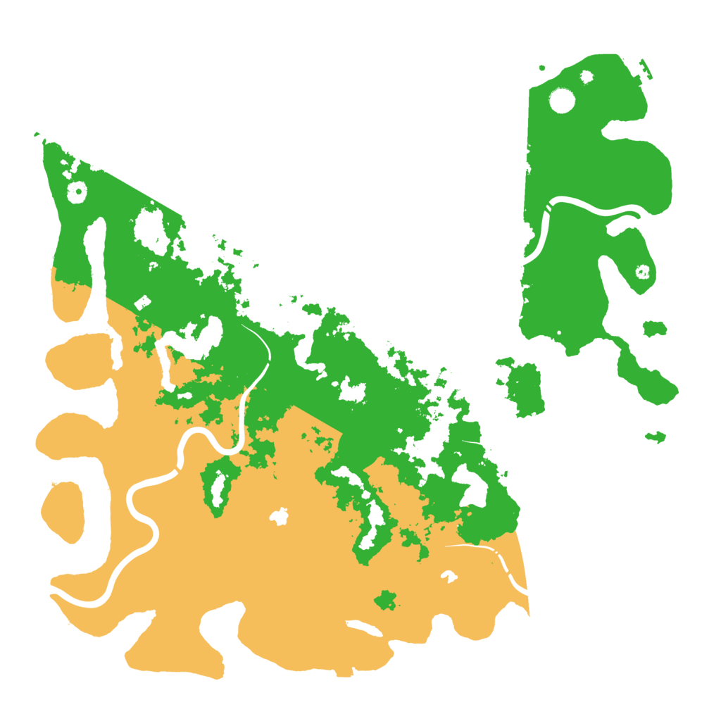 Biome Rust Map: Procedural Map, Size: 5000, Seed: 1658762368