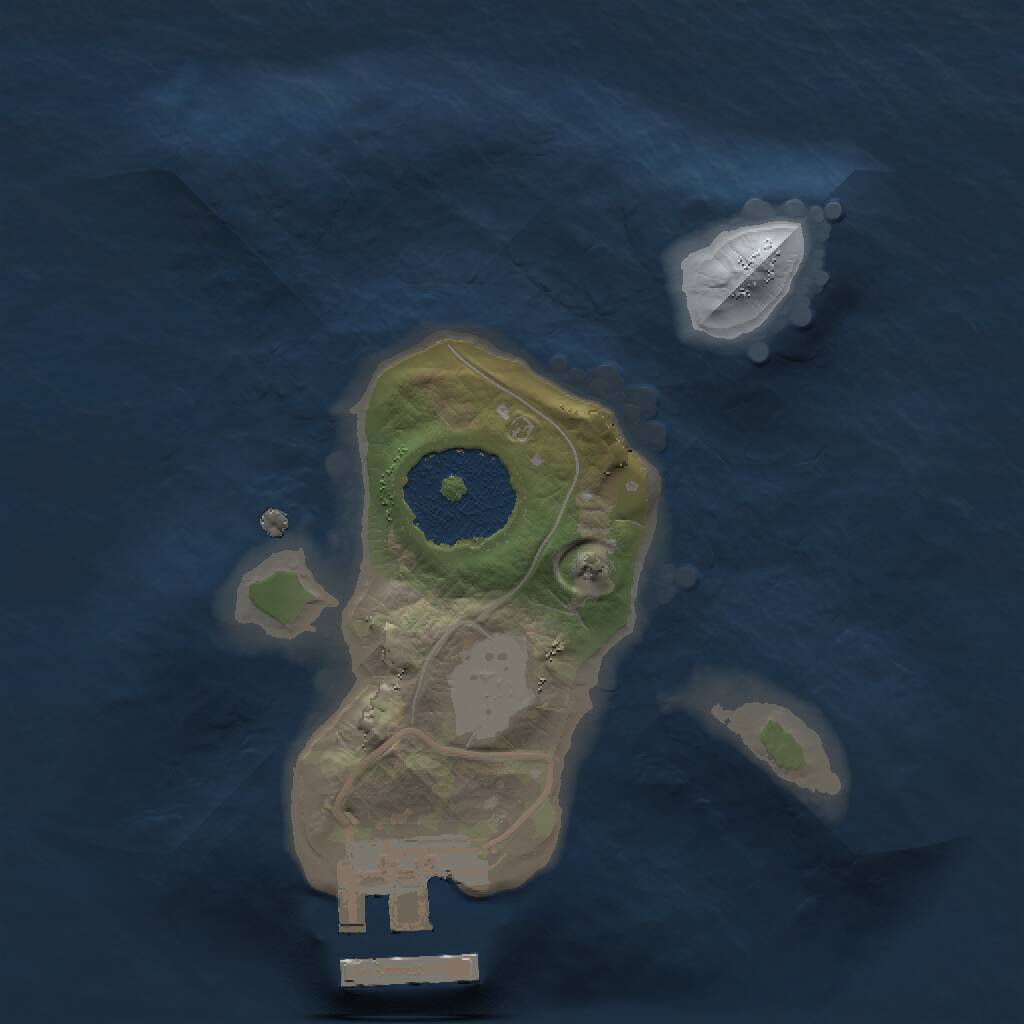 Rust Map: Procedural Map, Size: 1500, Seed: 692874292, 2 Monuments