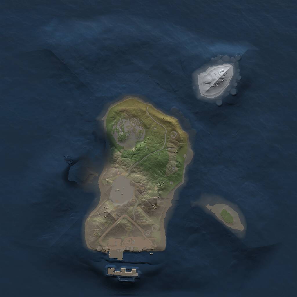 Rust Map: Procedural Map, Size: 1500, Seed: 692874292, 2 Monuments