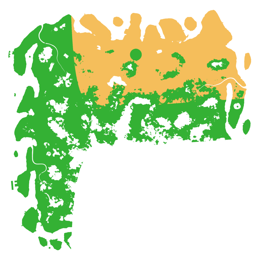 Biome Rust Map: Procedural Map, Size: 6000, Seed: 854119824