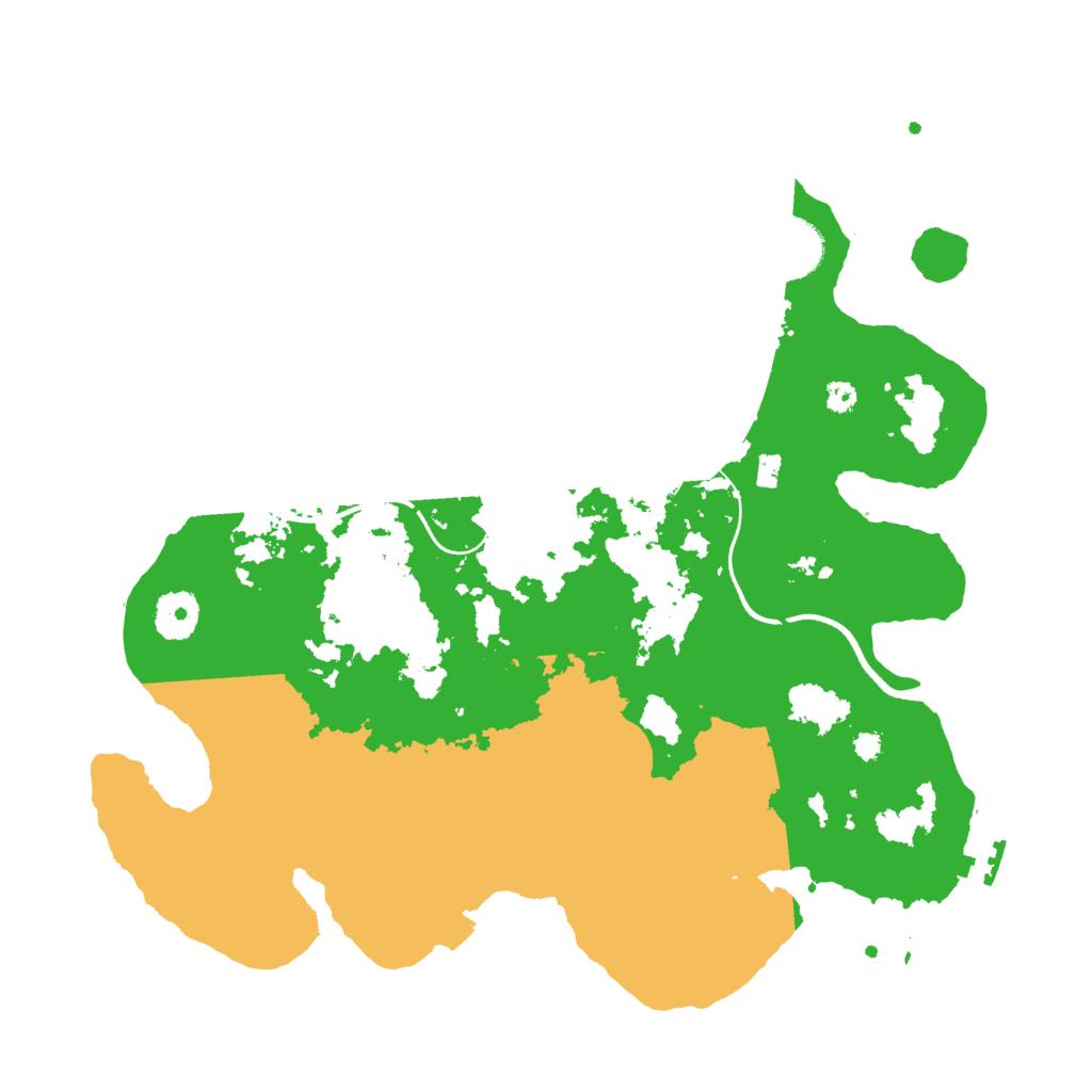 Biome Rust Map: Procedural Map, Size: 3500, Seed: 271290