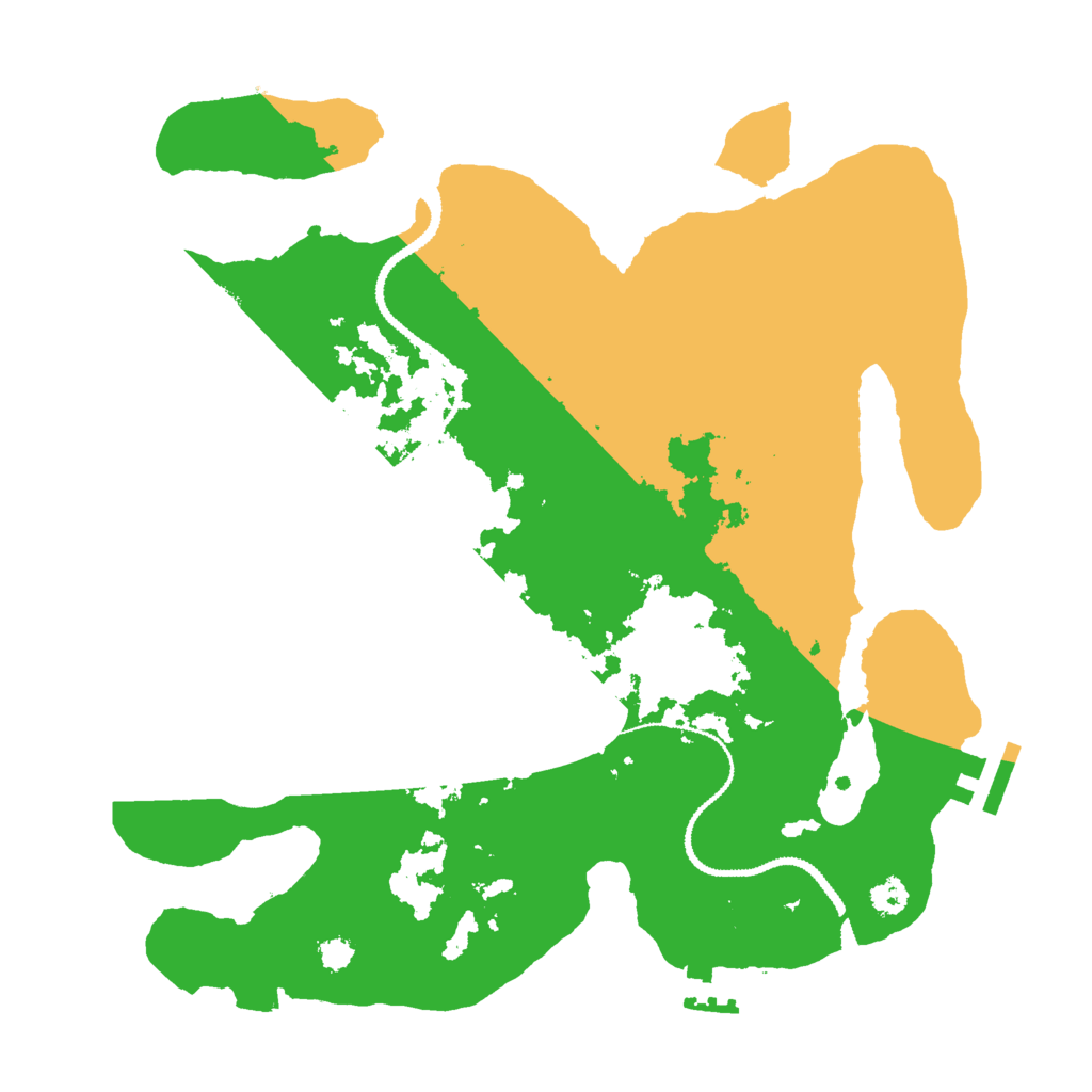 Biome Rust Map: Procedural Map, Size: 3000, Seed: 209029241