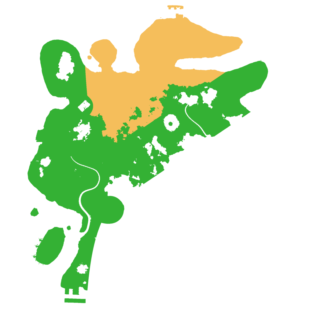 Biome Rust Map: Procedural Map, Size: 3000, Seed: 145618989