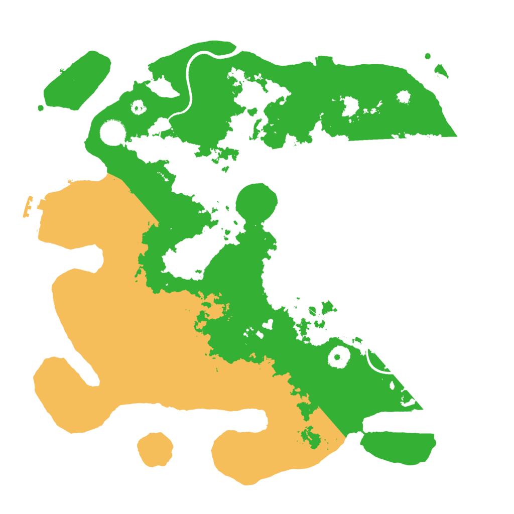 Biome Rust Map: Procedural Map, Size: 3500, Seed: 188983521