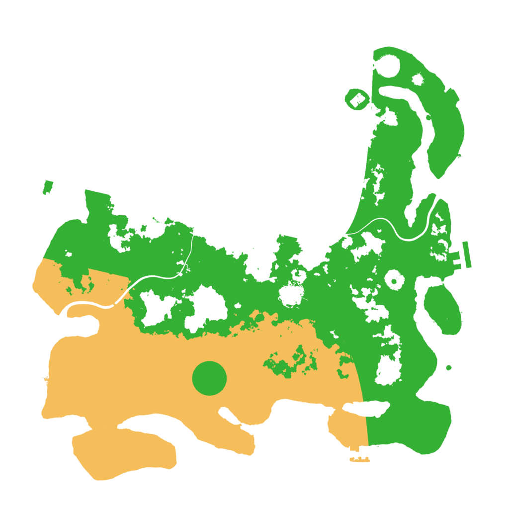 Biome Rust Map: Procedural Map, Size: 3900, Seed: 491115570