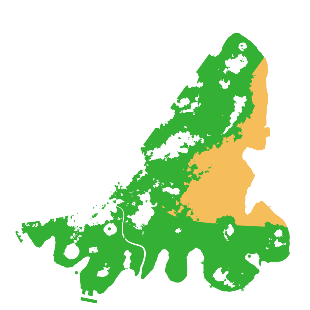 Biome Rust Map: Procedural Map, Size: 3800, Seed: 960302687