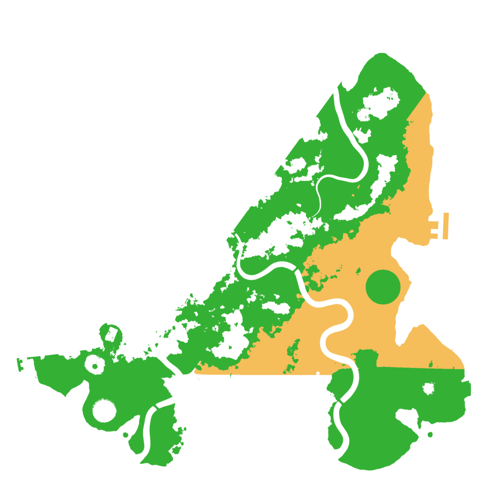 Biome Rust Map: Procedural Map, Size: 3800, Seed: 960302687