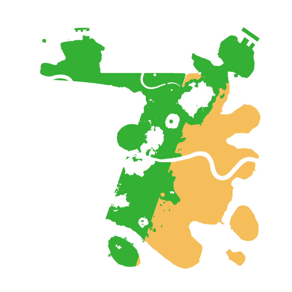 Biome Rust Map: Procedural Map, Size: 3000, Seed: 766279449