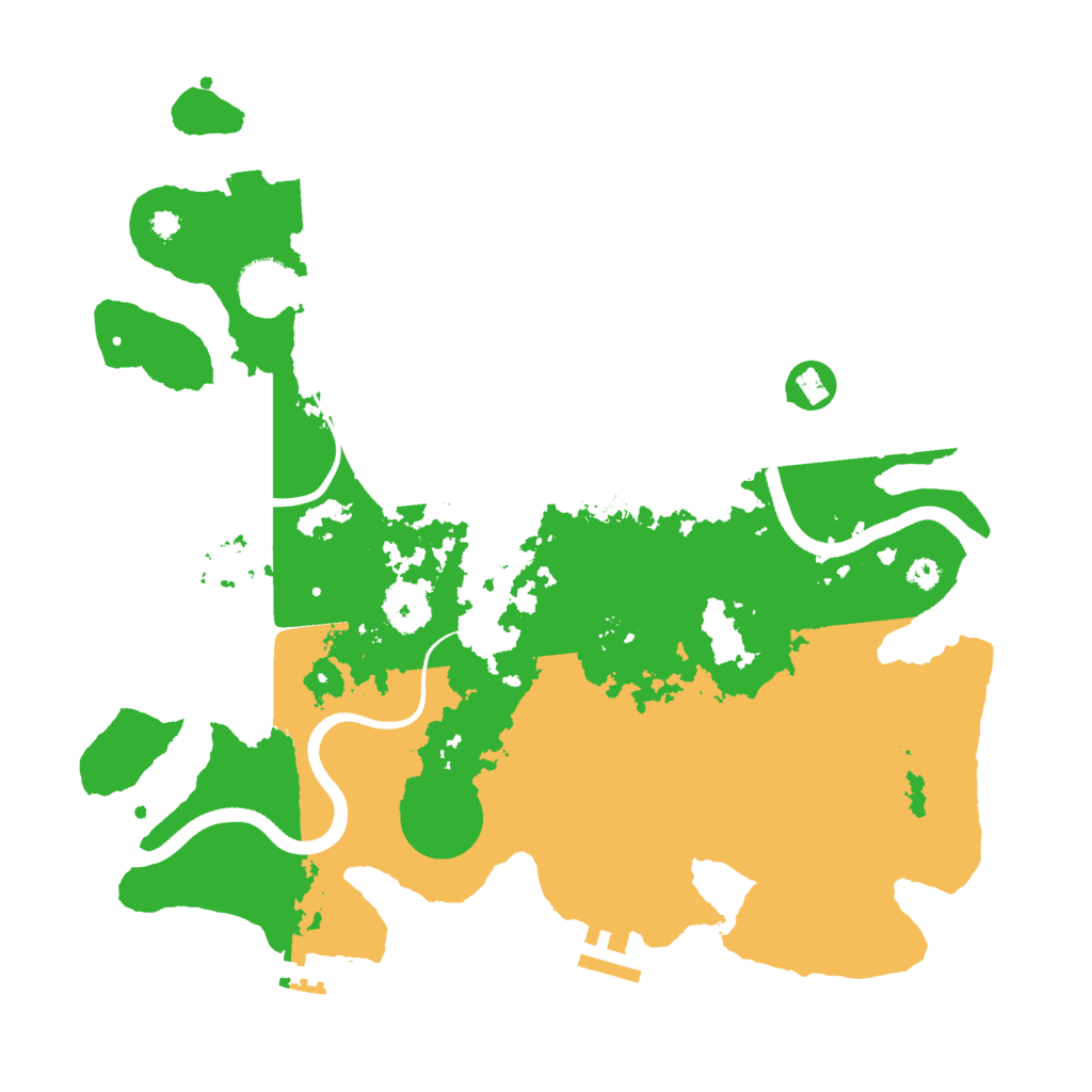 Biome Rust Map: Procedural Map, Size: 3500, Seed: 978407444