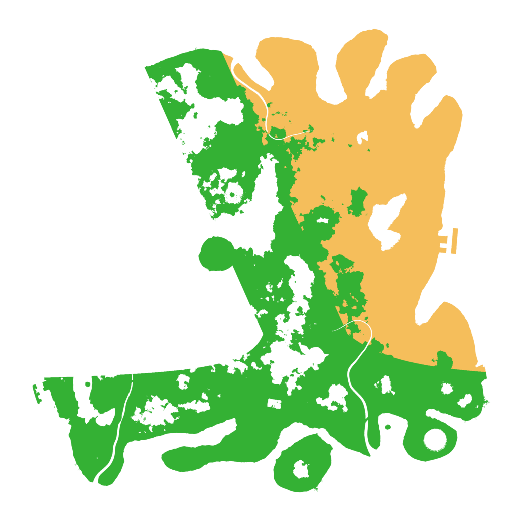 Biome Rust Map: Procedural Map, Size: 4050, Seed: 689062567