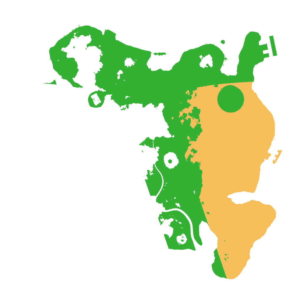 Biome Rust Map: Procedural Map, Size: 3000, Seed: 44546
