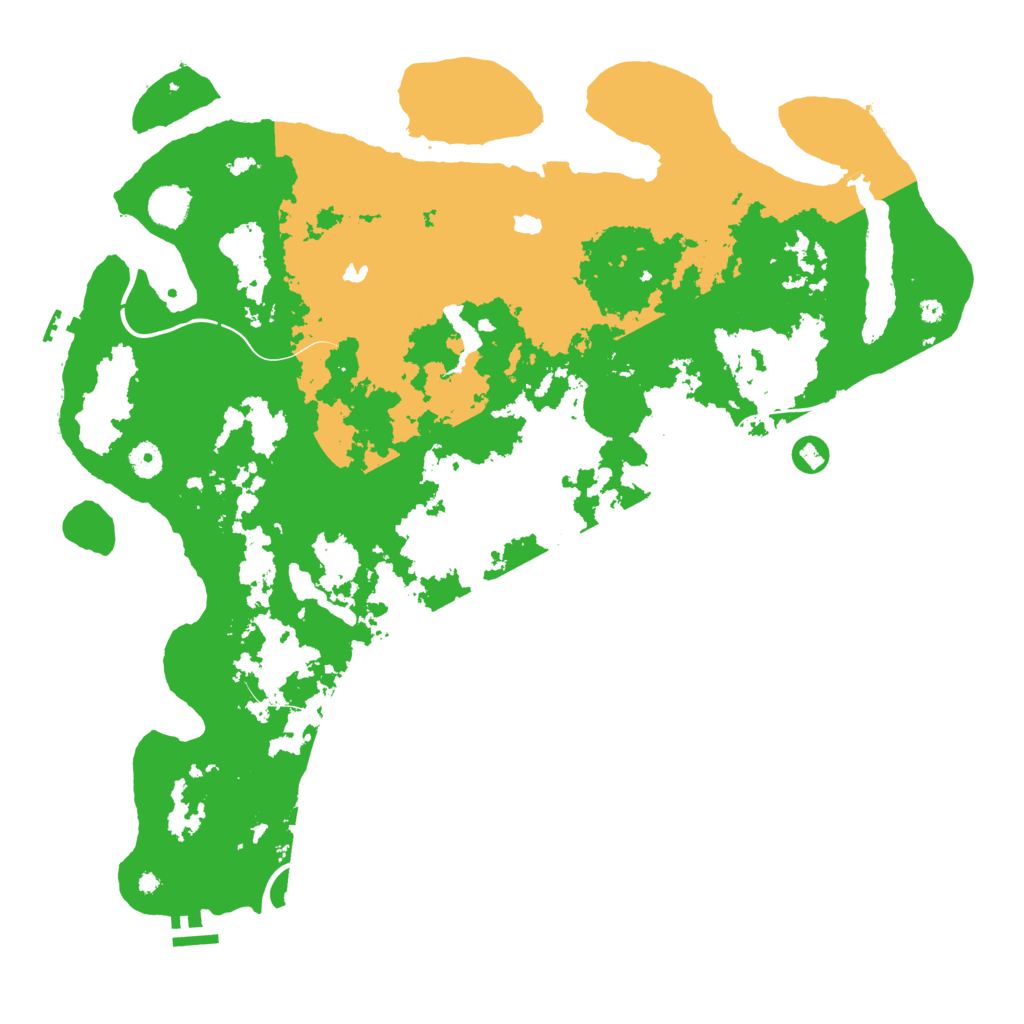 Biome Rust Map: Procedural Map, Size: 4500, Seed: 2079195011
