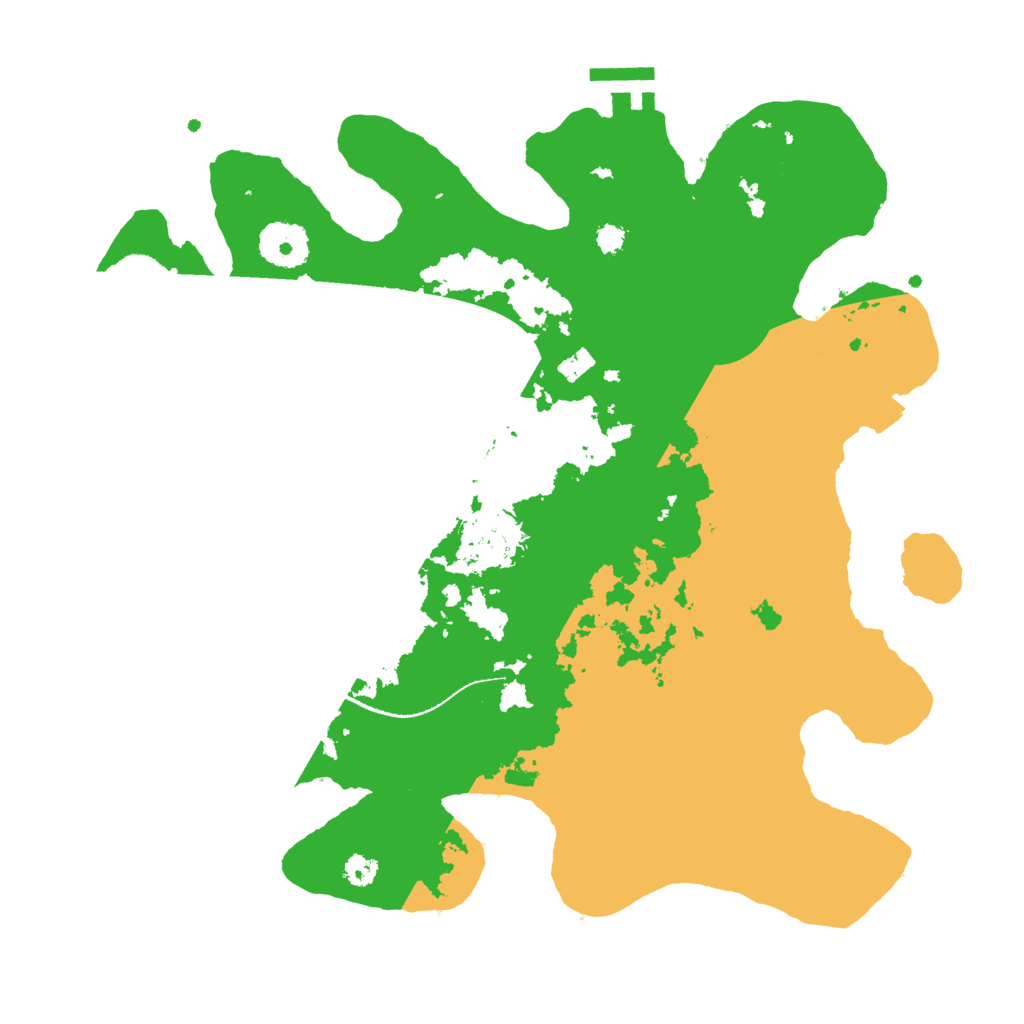 Biome Rust Map: Procedural Map, Size: 3200, Seed: 551222049