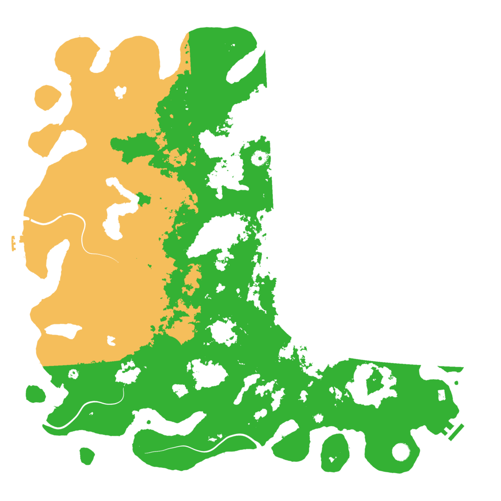 Biome Rust Map: Procedural Map, Size: 5000, Seed: 1891242595