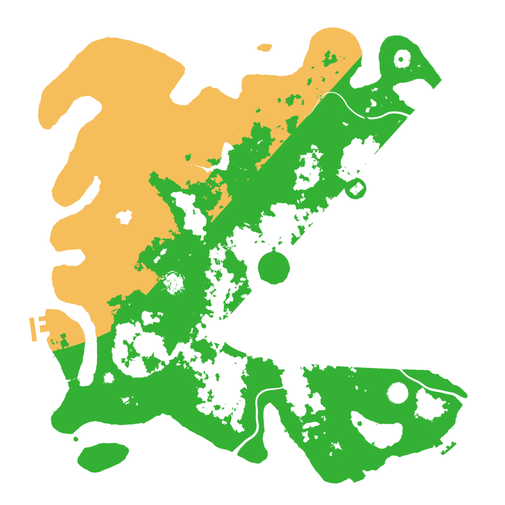 Biome Rust Map: Procedural Map, Size: 4250, Seed: 519775685