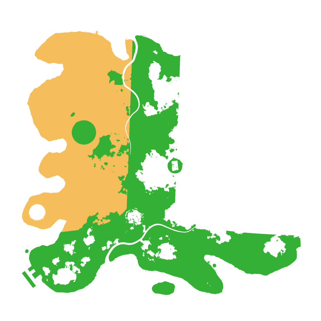 Biome Rust Map: Procedural Map, Size: 3500, Seed: 1671855804