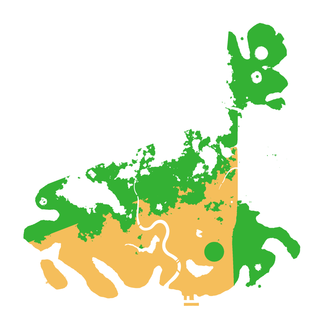 Biome Rust Map: Procedural Map, Size: 4250, Seed: 1841542854