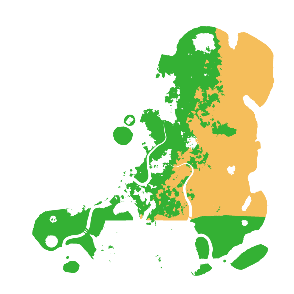 Biome Rust Map: Procedural Map, Size: 4250, Seed: 500715562