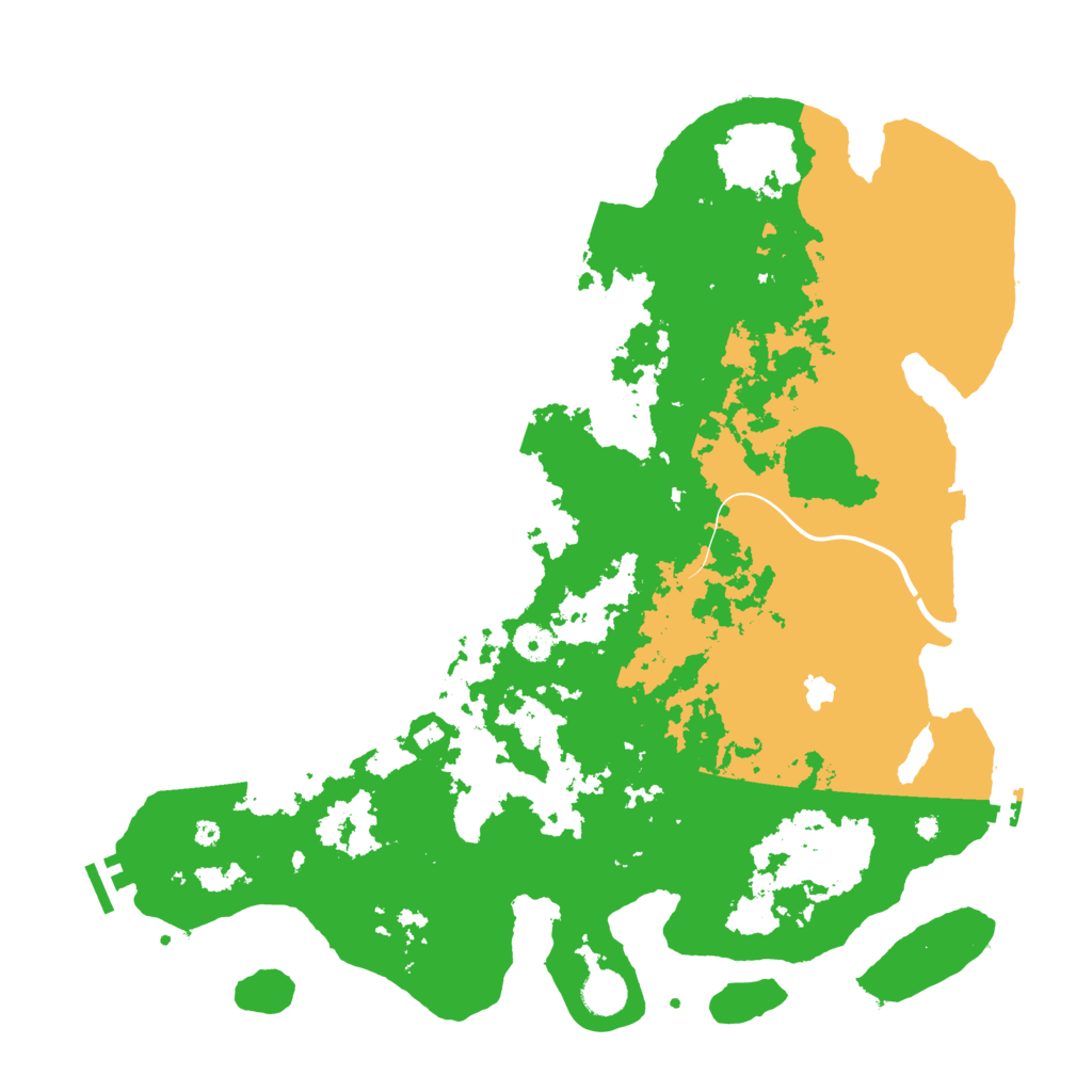 Biome Rust Map: Procedural Map, Size: 4250, Seed: 500715562