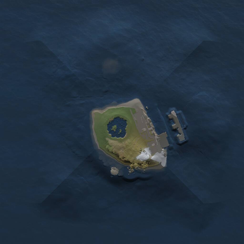 Rust Map: Procedural Map, Size: 1200, Seed: 1149432852, 2 Monuments