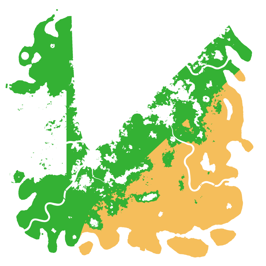 Biome Rust Map: Procedural Map, Size: 6000, Seed: 1094224291