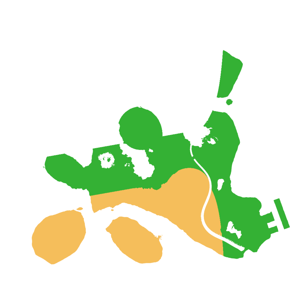 Biome Rust Map: Procedural Map, Size: 2000, Seed: 1275819765