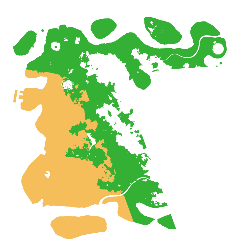 Biome Rust Map: Procedural Map, Size: 4000, Seed: 269825557