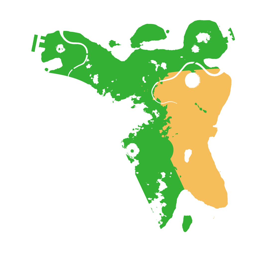 Biome Rust Map: Procedural Map, Size: 3000, Seed: 442246971