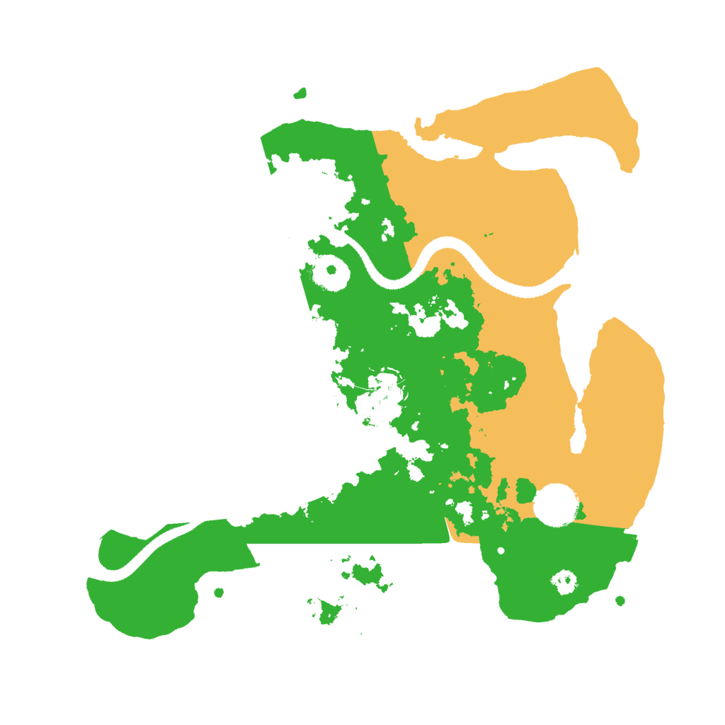 Biome Rust Map: Procedural Map, Size: 3000, Seed: 4523423