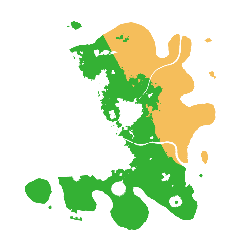 Biome Rust Map: Procedural Map, Size: 3000, Seed: 1064714951