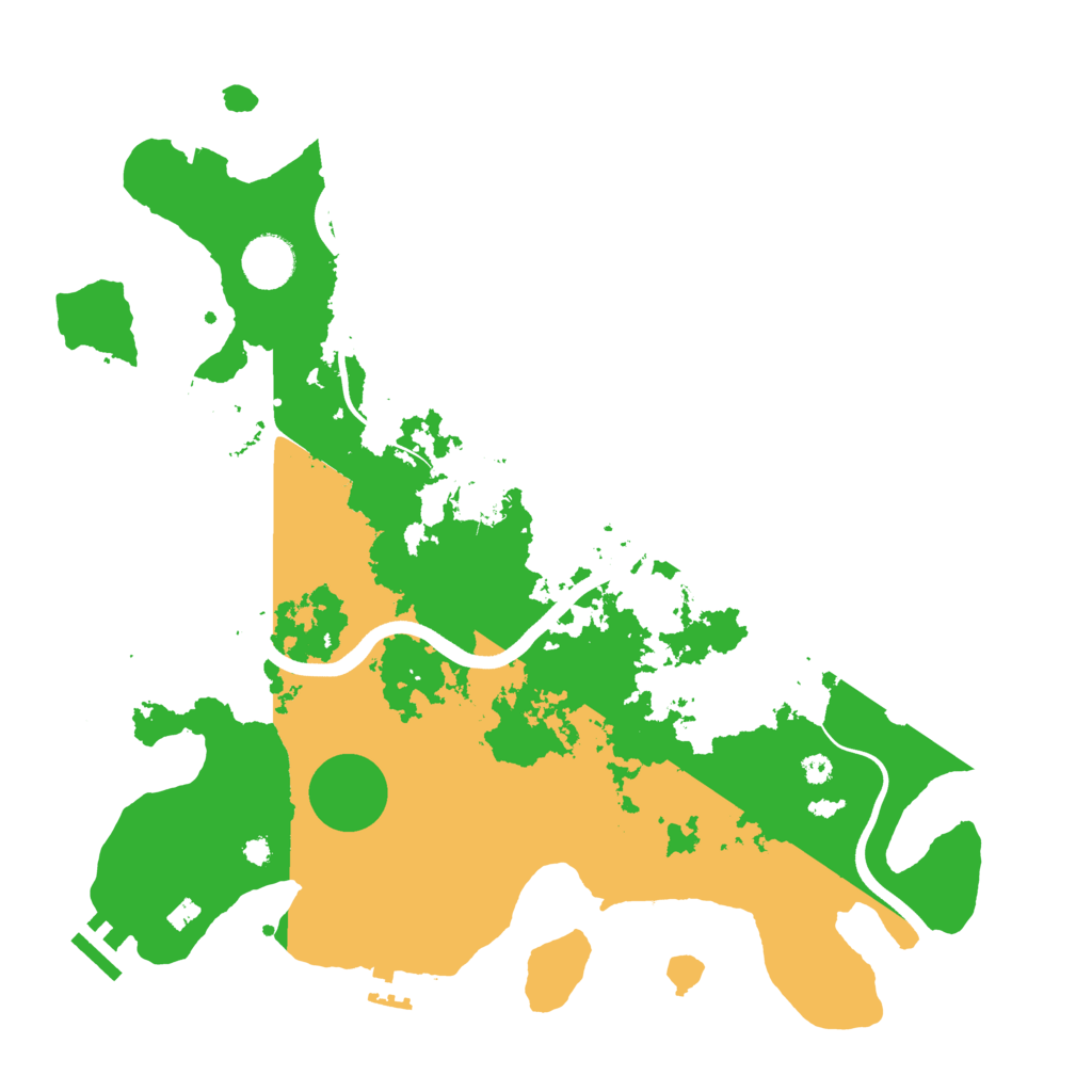 Biome Rust Map: Procedural Map, Size: 3700, Seed: 1179125607