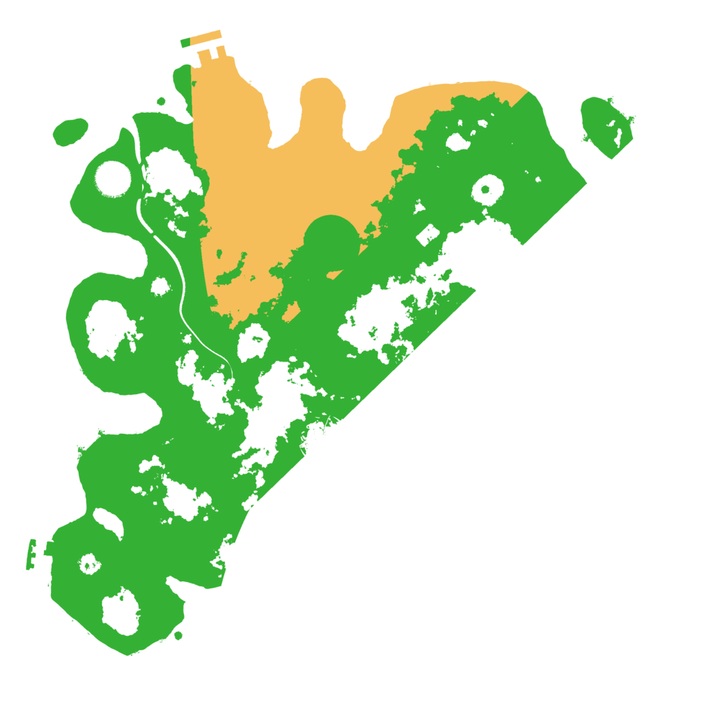 Biome Rust Map: Procedural Map, Size: 3500, Seed: 810677709