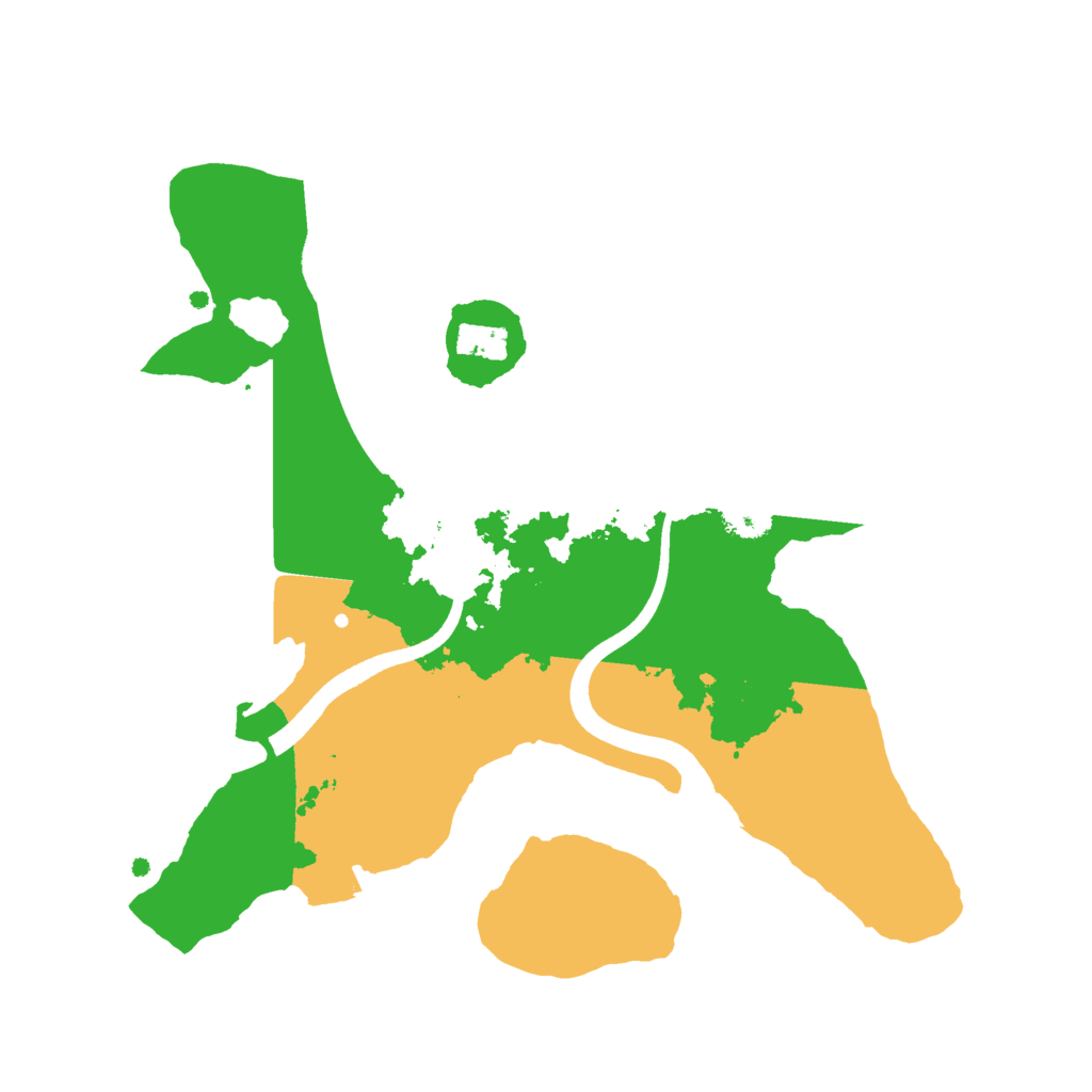 Biome Rust Map: Procedural Map, Size: 2350, Seed: 604620771