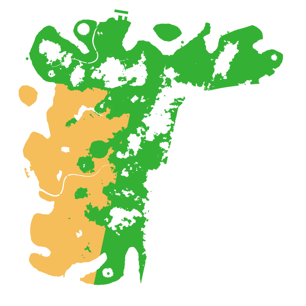 Biome Rust Map: Procedural Map, Size: 4500, Seed: 285464410