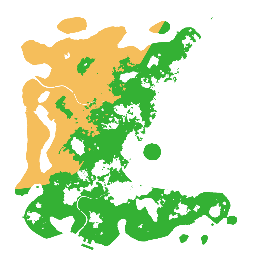 Biome Rust Map: Procedural Map, Size: 4250, Seed: 32456606