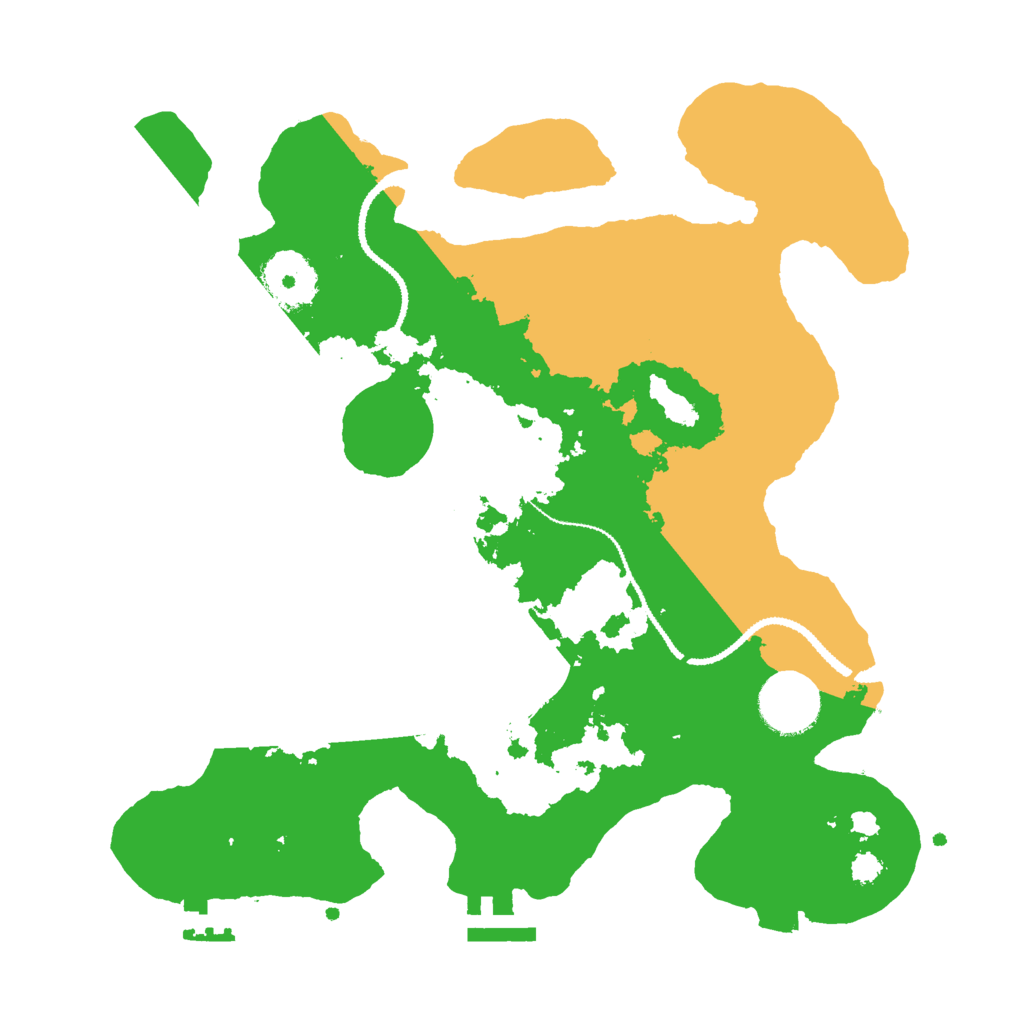 Biome Rust Map: Procedural Map, Size: 3000, Seed: 1979975985