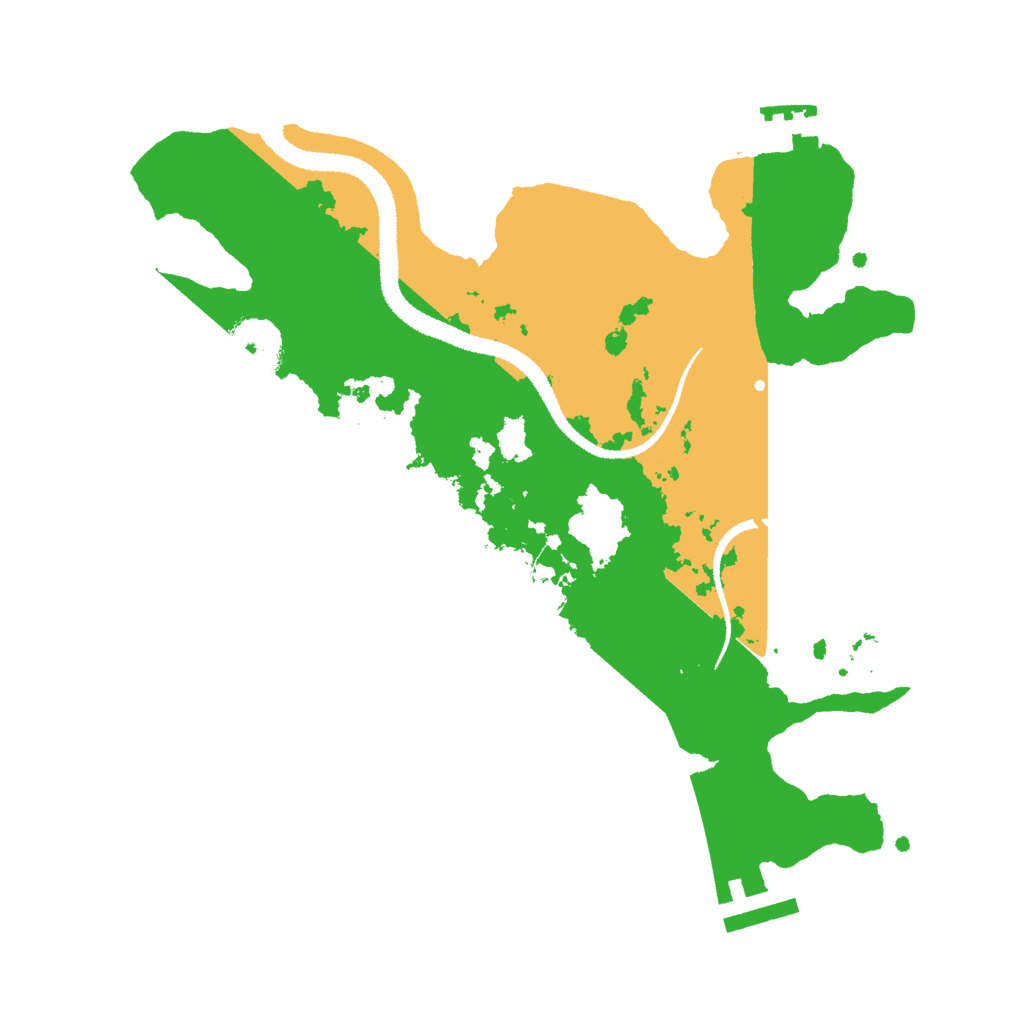 Biome Rust Map: Procedural Map, Size: 2750, Seed: 133331