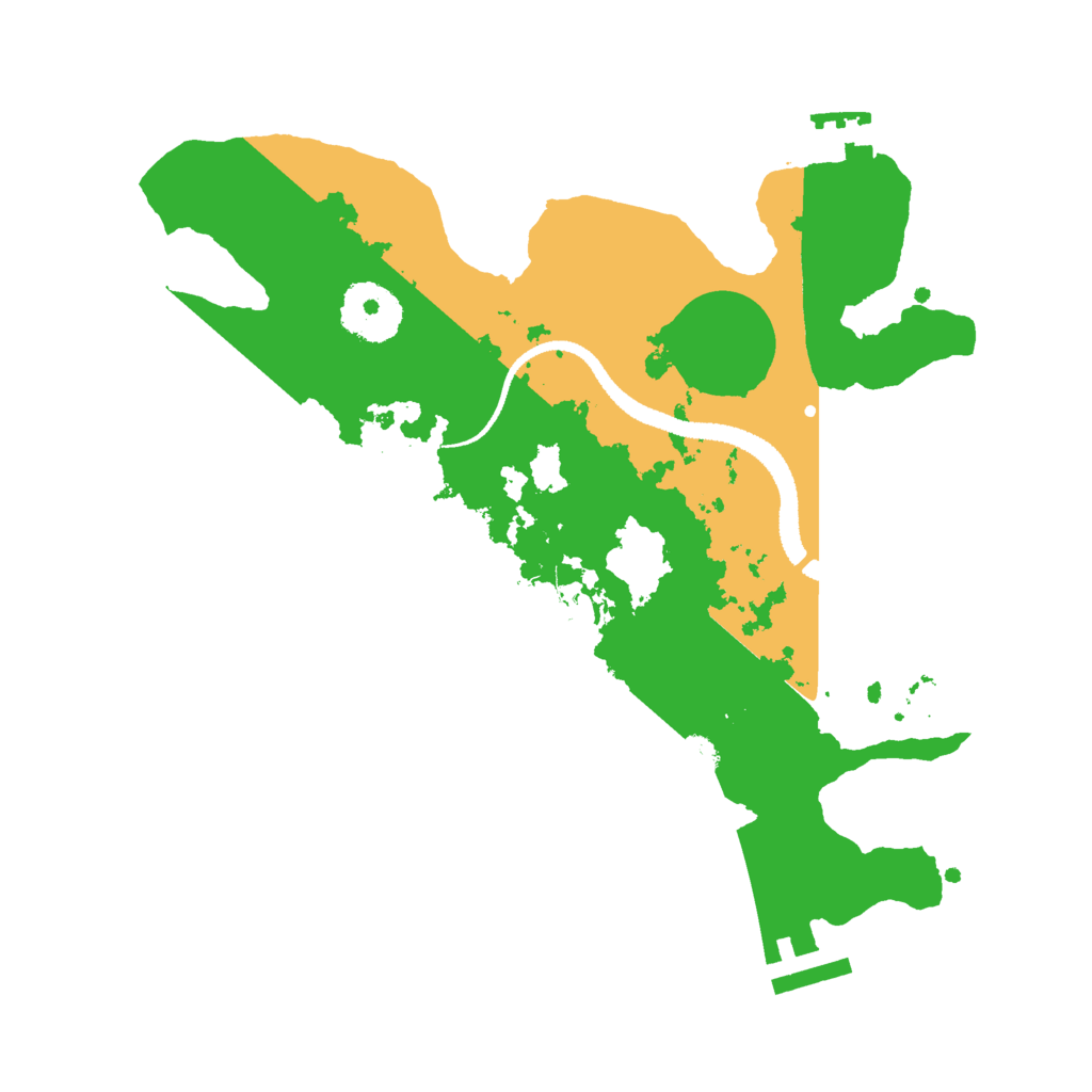 Biome Rust Map: Procedural Map, Size: 2750, Seed: 133331