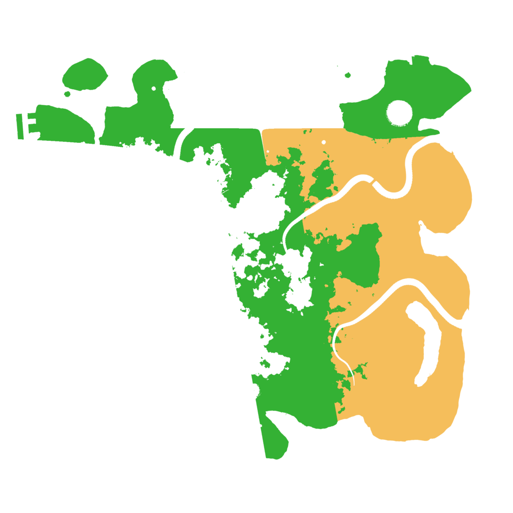 Biome Rust Map: Procedural Map, Size: 3500, Seed: 1014910936