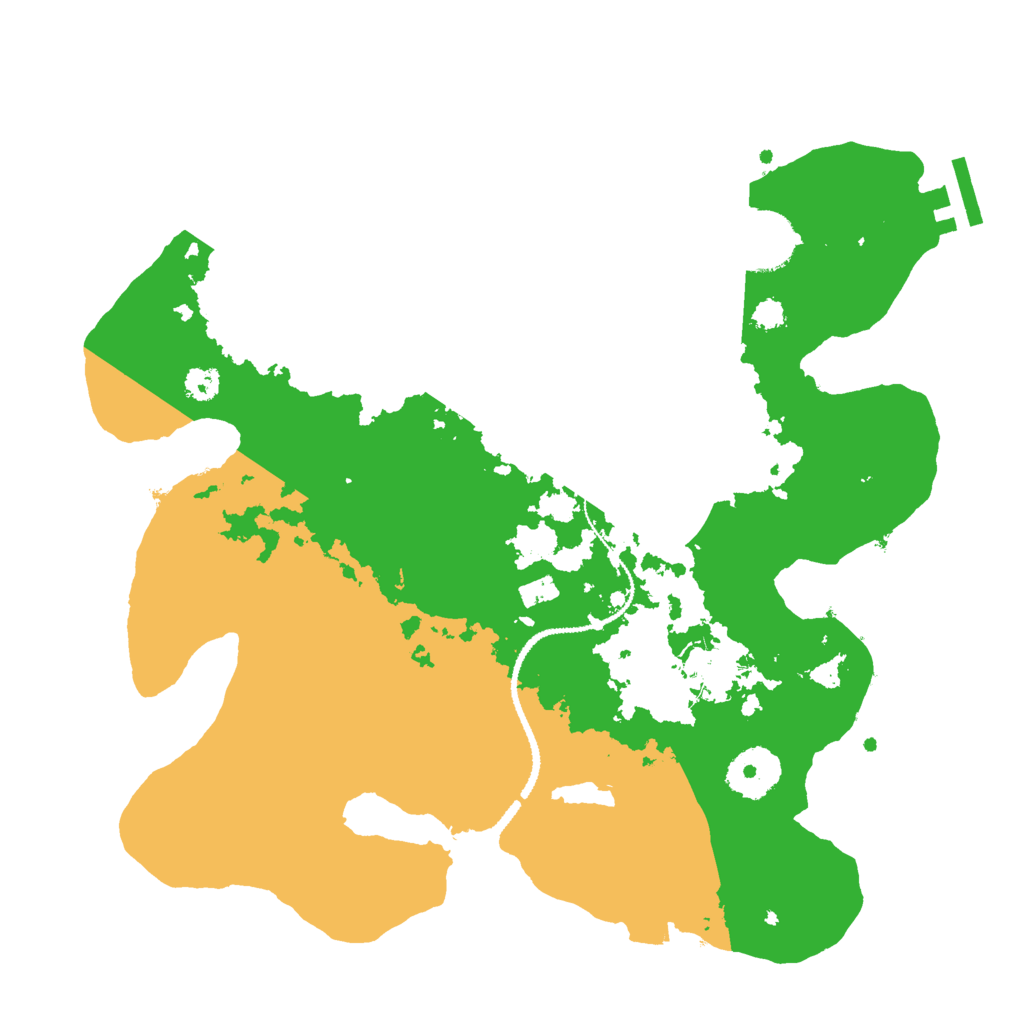 Biome Rust Map: Procedural Map, Size: 3000, Seed: 21078264