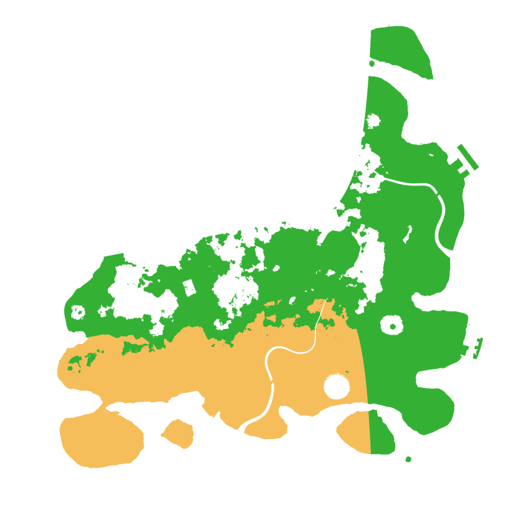 Biome Rust Map: Procedural Map, Size: 3500, Seed: 987400420