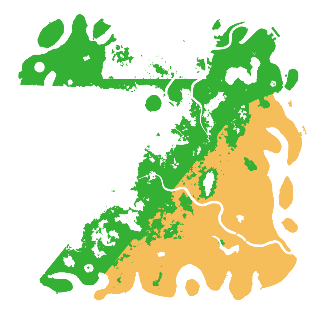 Biome Rust Map: Procedural Map, Size: 5353, Seed: 535353533