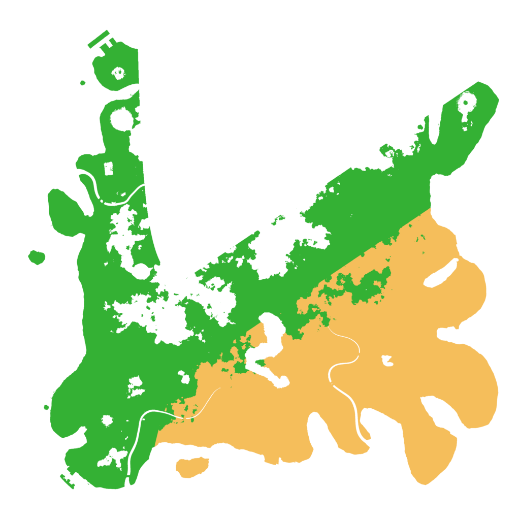 Biome Rust Map: Procedural Map, Size: 4250, Seed: 478628960