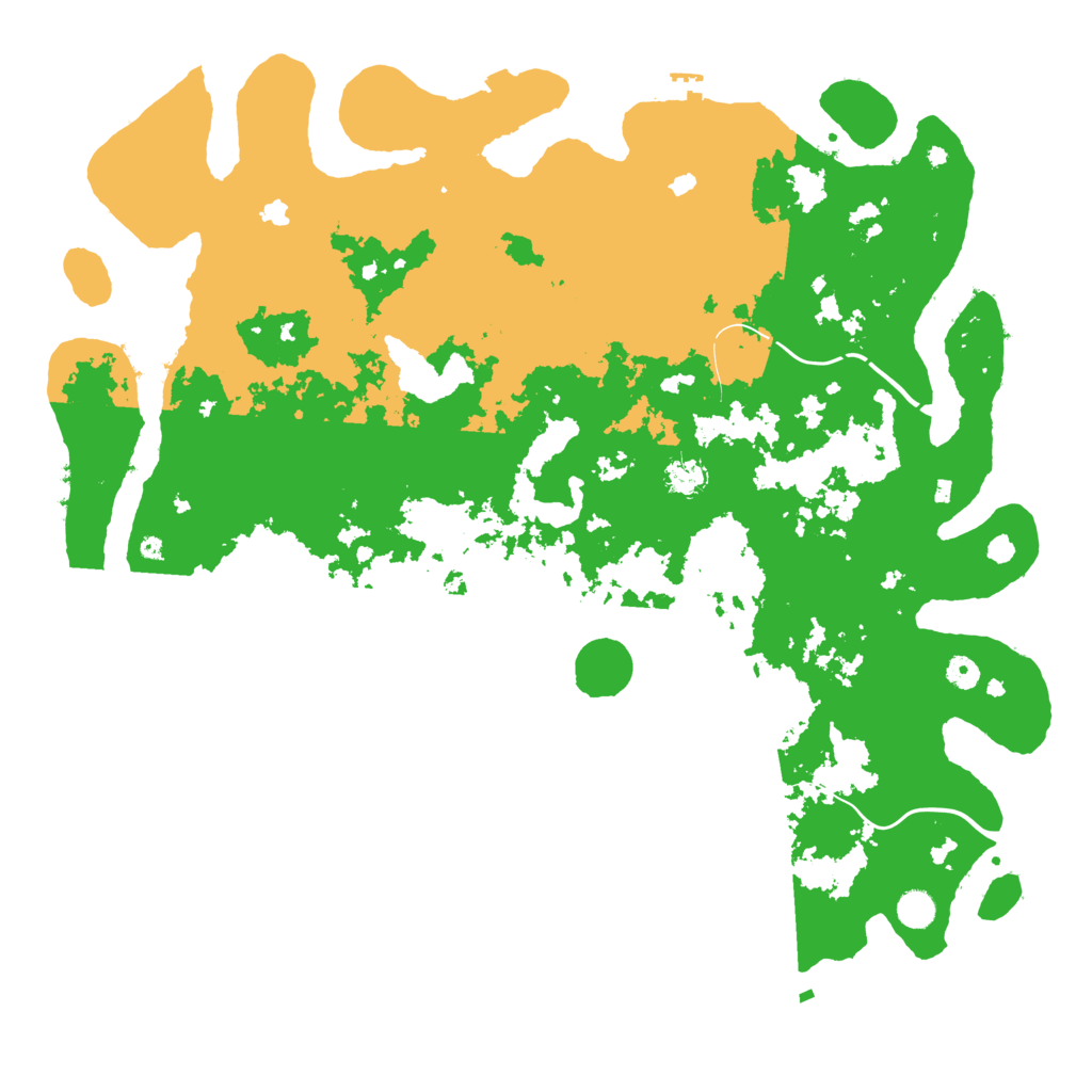 Biome Rust Map: Procedural Map, Size: 5000, Seed: 735060400