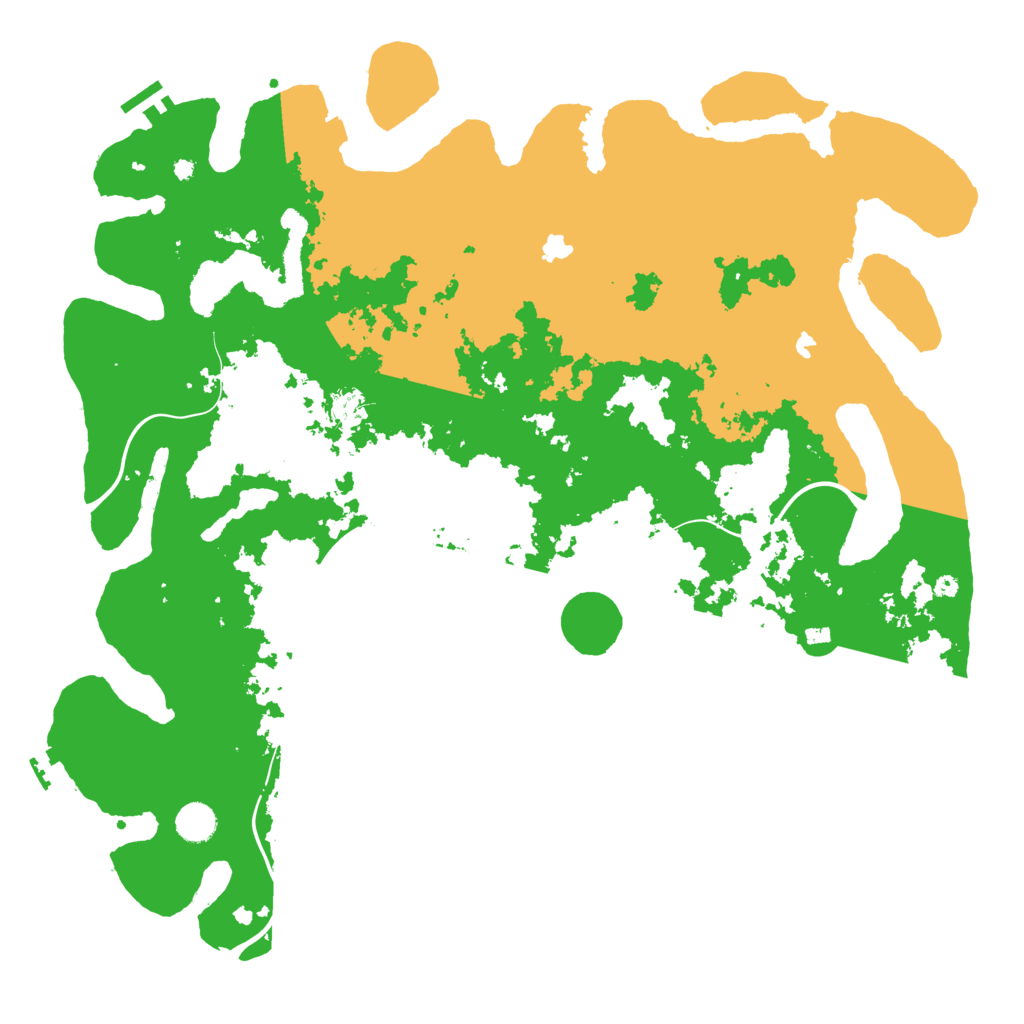 Biome Rust Map: Procedural Map, Size: 4500, Seed: 1900762474